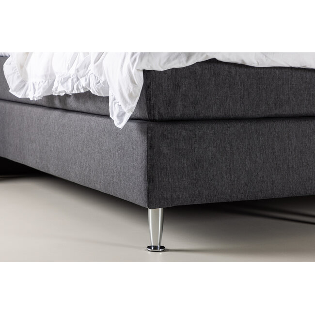 Boxspringbett Toledo  Grau oder Beige 180 cm – Luxuriöser Boxspring-Komfort