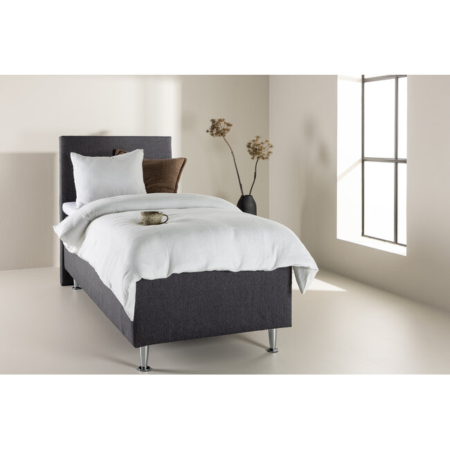 Bett Mesa Grau oder Beige 90 cm