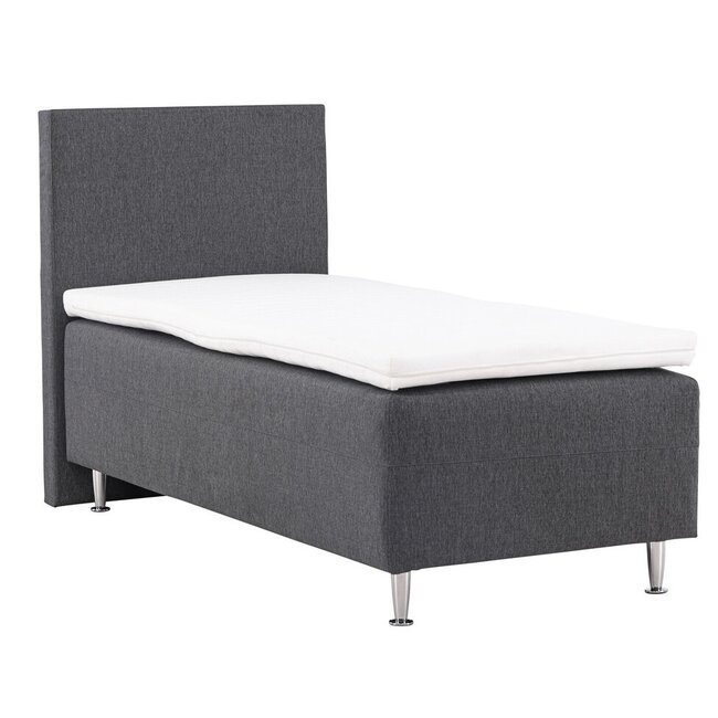 Bett Mesa Grau oder Beige 90 cm