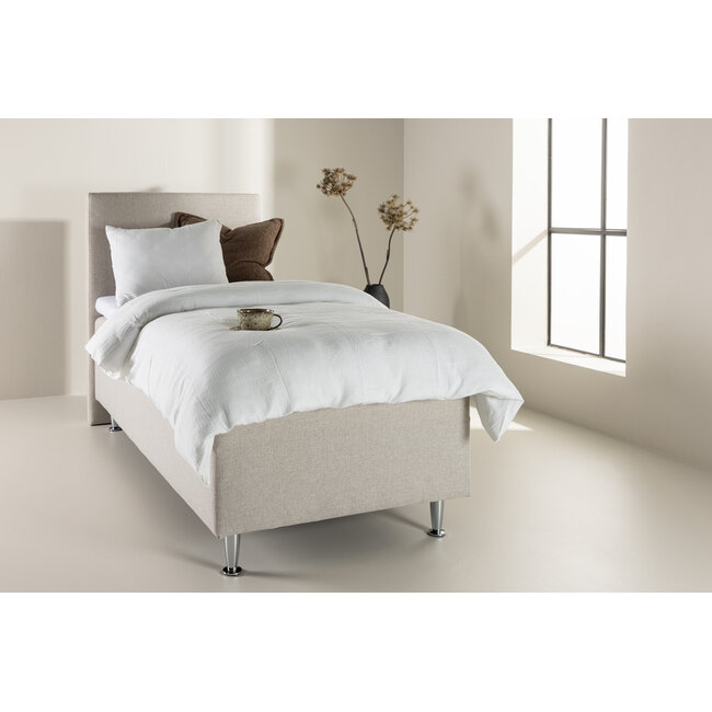 Bett Mesa Grau oder Beige 90 cm
