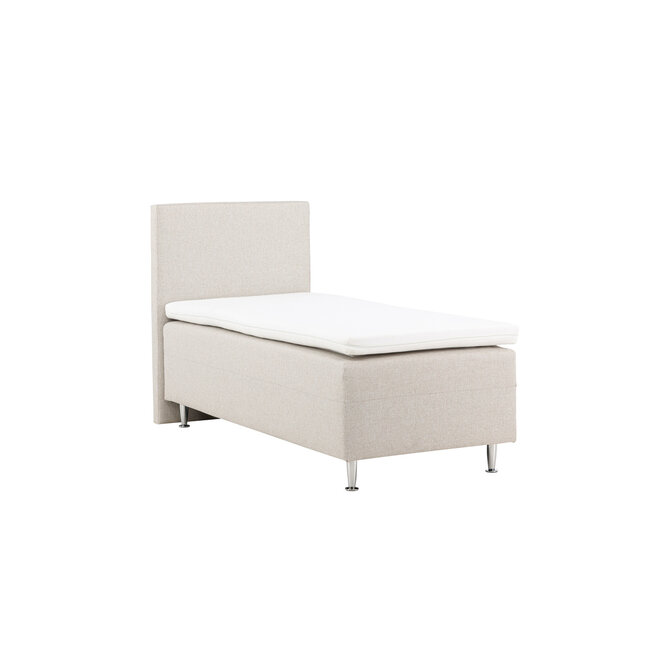 Bett Mesa Grau oder Beige 90 cm