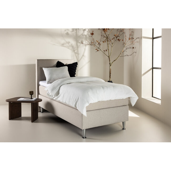 Boxspringbett Toledo Grau oder Beige 90 cm