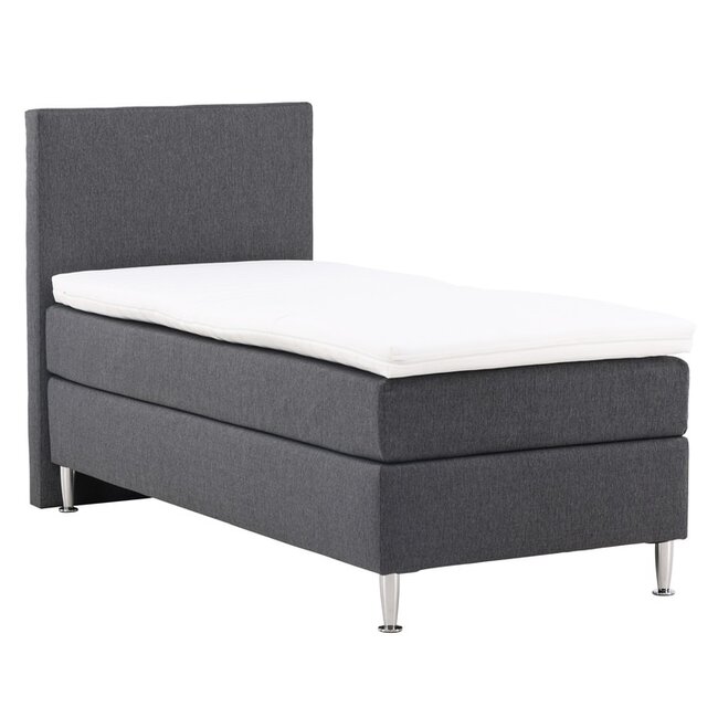 Boxspringbett Toledo Grau oder Beige 90 cm