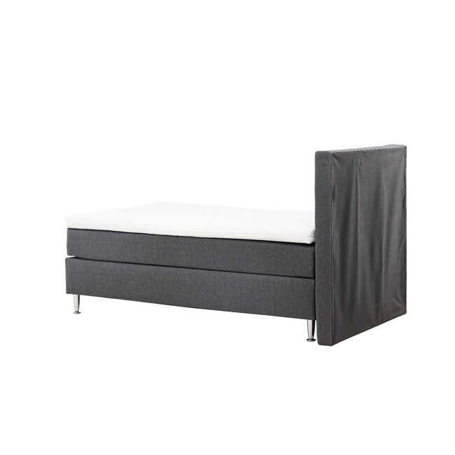 Boxspringbett Toledo Grau oder Beige 120 cm