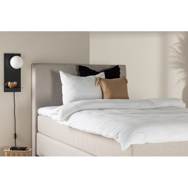 Boxspringbett Toledo Grau oder Beige 120 cm
