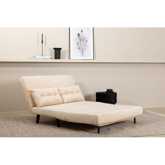 Schlafsofa/Sessel Vicky Beige120 cm – Klug & Bequem