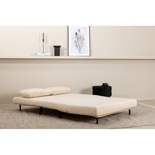 Schlafsofa/Sessel Vicky Beige120 cm – Klug & Bequem