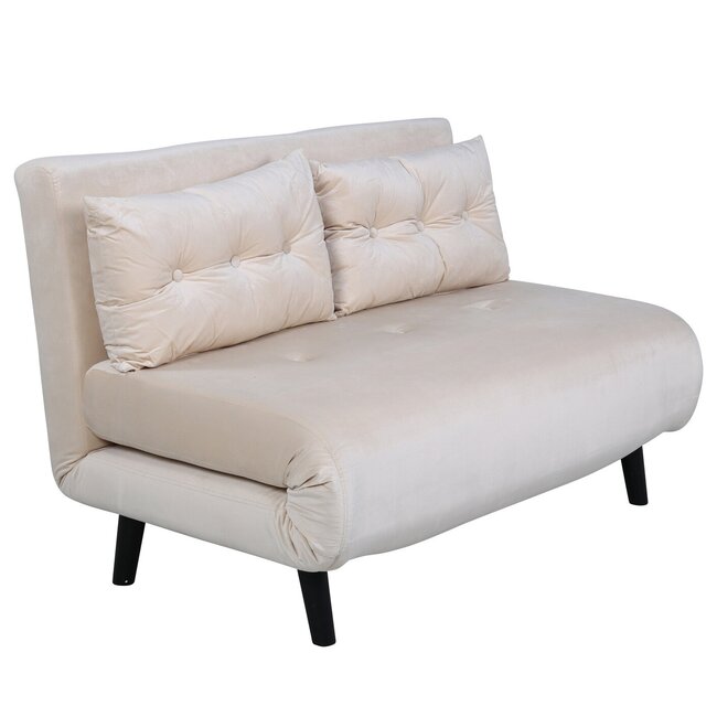 Schlafsofa/Sessel Vicky Beige120 cm – Klug & Bequem