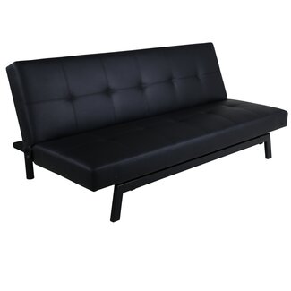 Venture Home Schlafsofas Bodil Schwarz Kunstleder