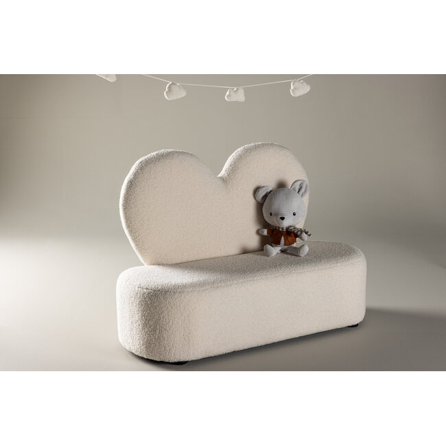 Teddy Kids Sofa Weiß