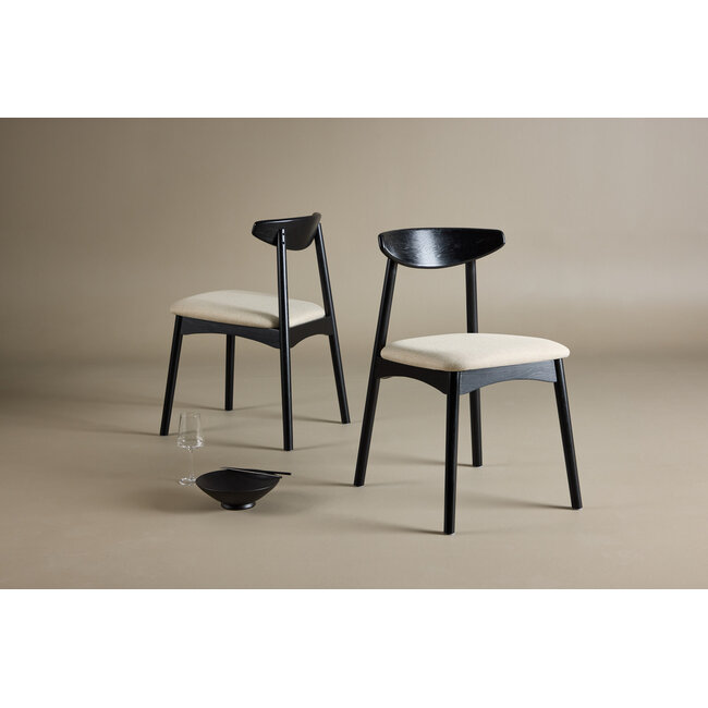 5-tlg. Essgruppe Tyresö mit Stuhl Ven Natürlisch