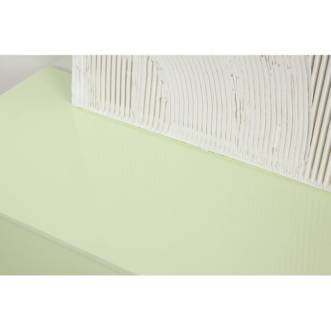 Lowboard Frihamn – Hellgrün, 2 Schubladen (160 cm)