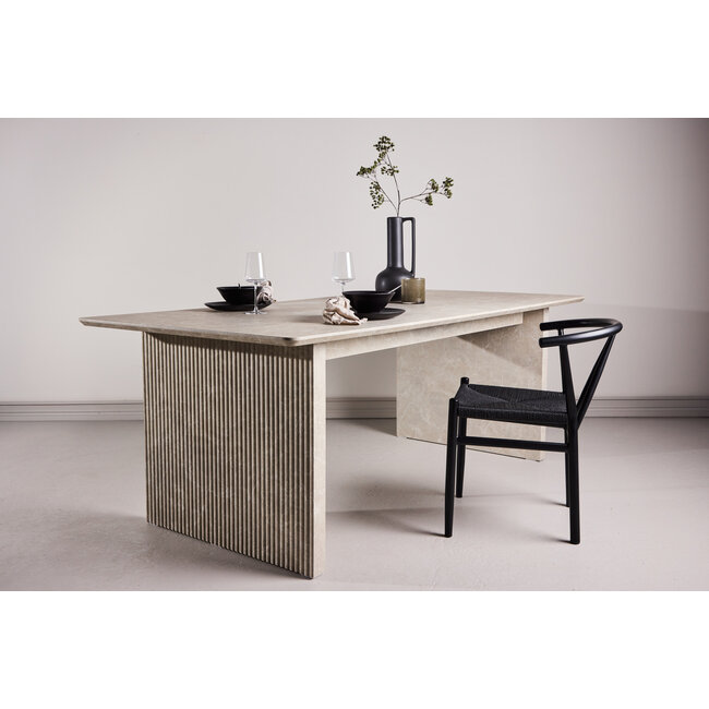 Rechteckiger Esstisch Vail Beige