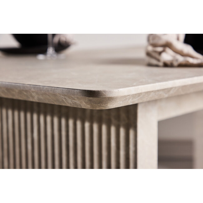 Rechteckiger Esstisch Vail Beige