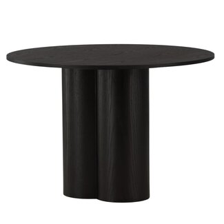 Venture Home Runder Esstisch Olivia – Skandinavisches Design-Statement in Schwarz