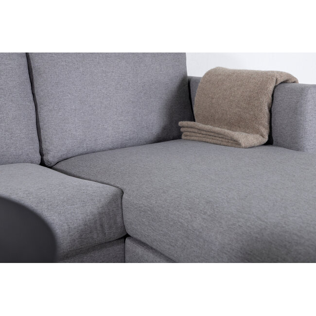 Ecksofa Zoom Schwarz, Grau, Beige