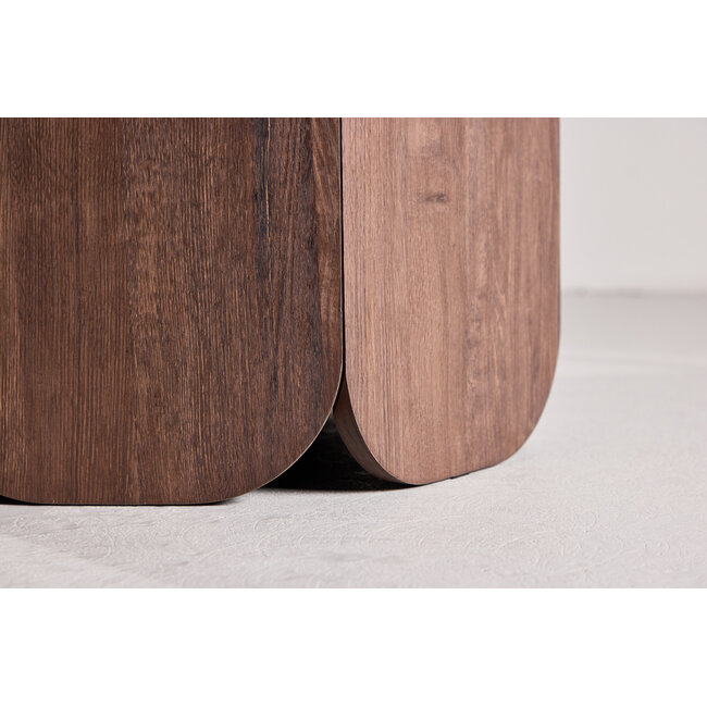 Runder Esstisch Tekla Mocca