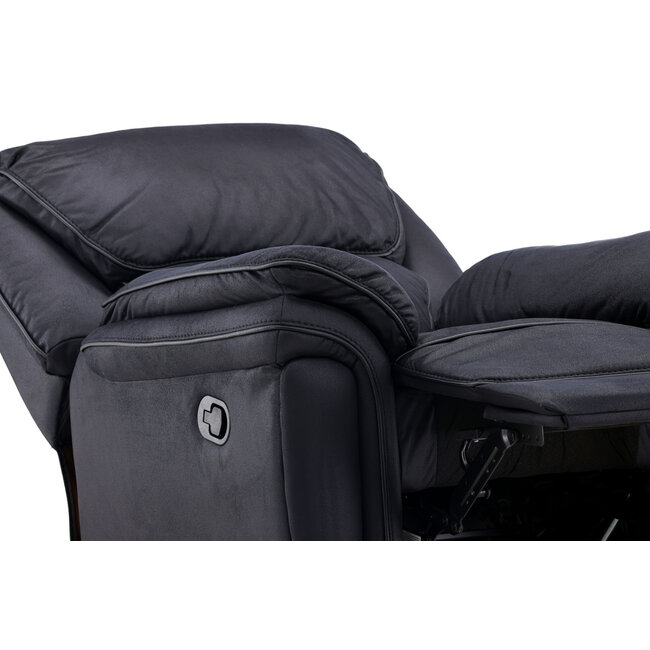Relaxsessel Saranda Schwarz, Braun, Grau