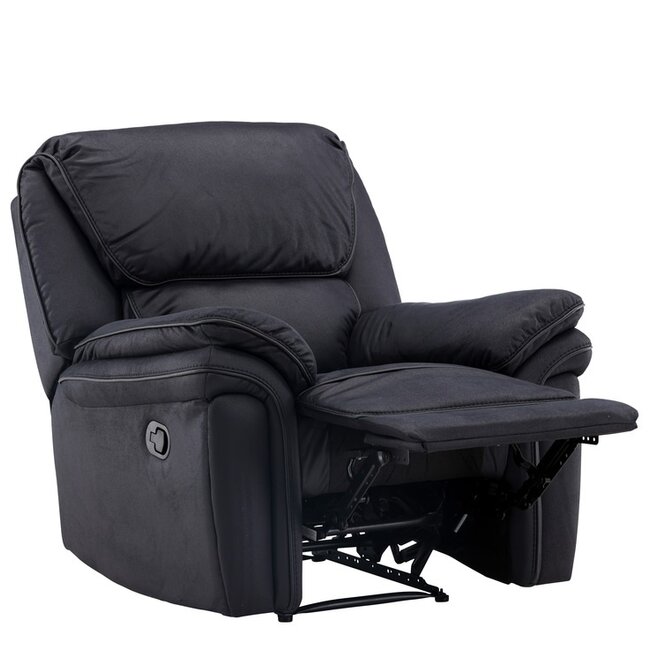 Relaxsessel Saranda Schwarz, Braun, Grau