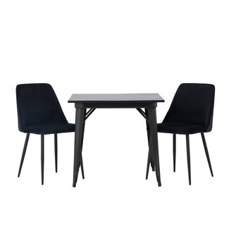 Venture Home 3-tlg. Esszimmer-Set Tempe mit Night Stühlen