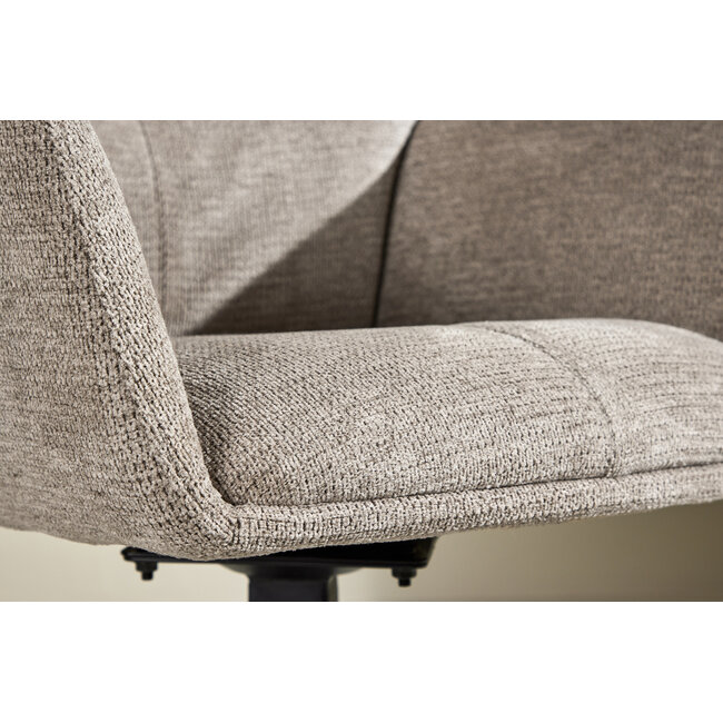 2er Set Armlehnstuhl Drehbar Manchi Braun