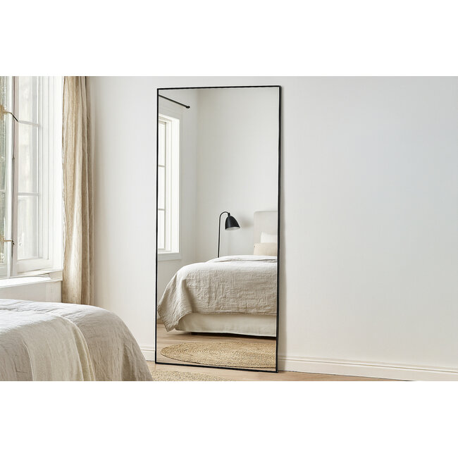 Großer Spiegel Dalton – Schwarz gerahmt
