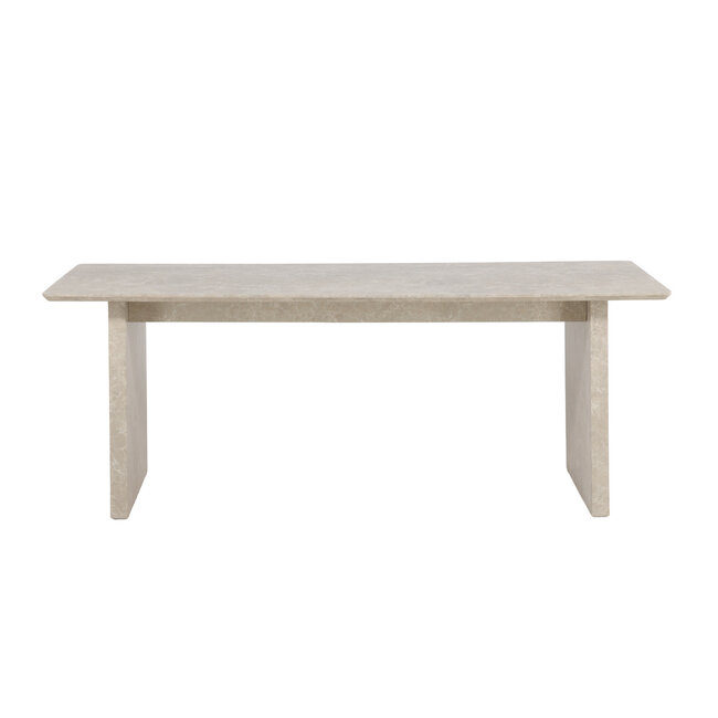 Rechteckiger Esstisch Vail Beige