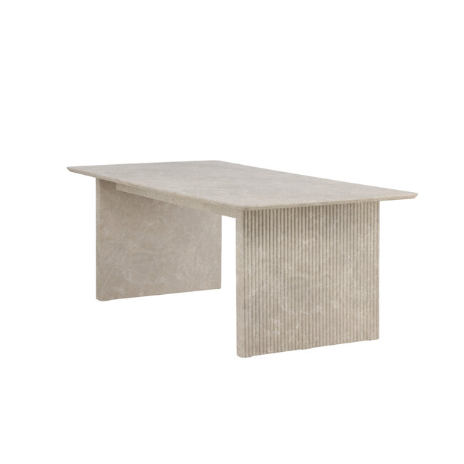 Rechteckiger Esstisch Vail Beige