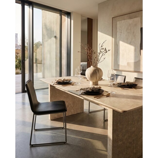 Rechteckiger Esstisch Vail Beige