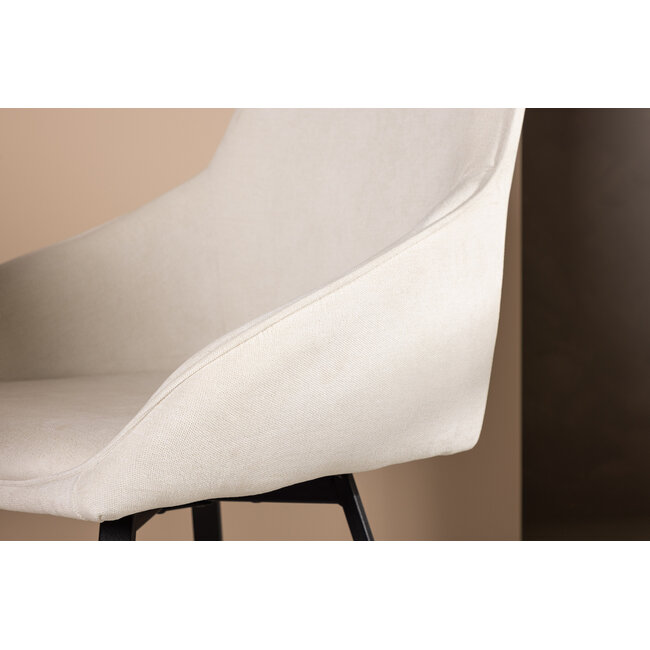 2er Set Esszimmerstuhl Rosie Beige oder Grau