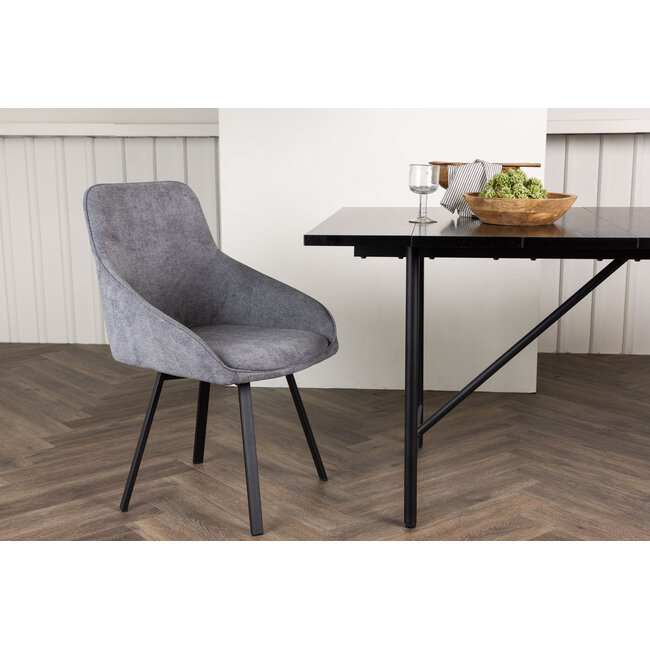 2er Set Esszimmerstuhl Rosie Beige oder Grau