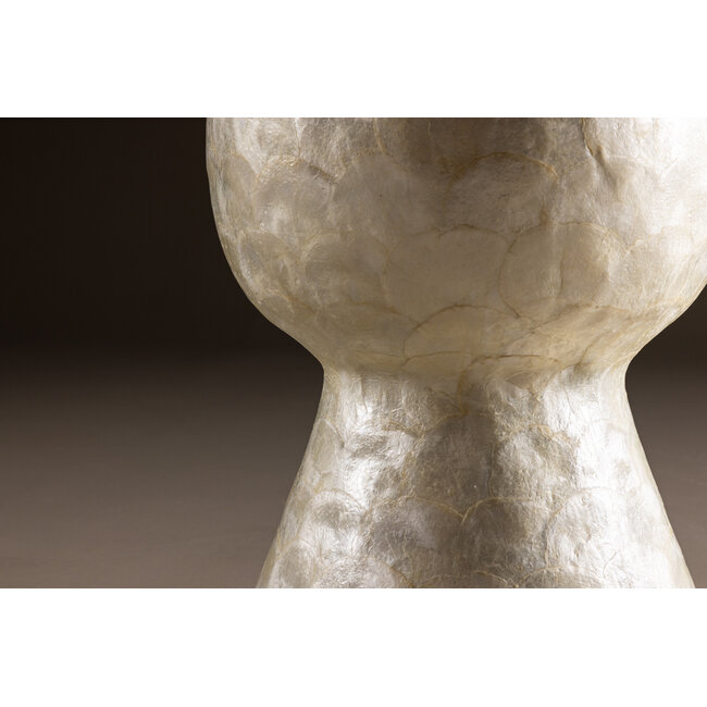 Couchtisch Sandön – Rund, Beige Ø 40 cm