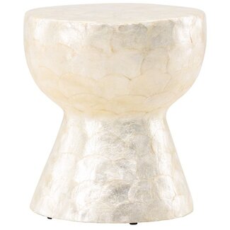 Venture Home Couchtisch Sandön – Rund, Beige Ø 40 cm