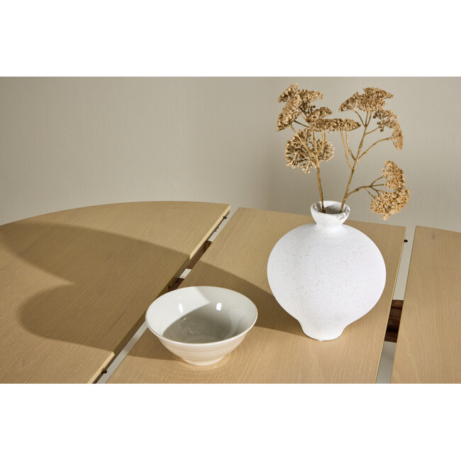 Runder Esstisch Gilda – Ausziehbar Natürlich