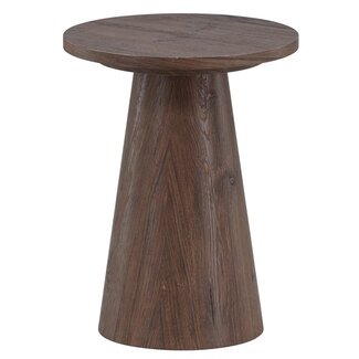 Venture Home Beistelltisch Lanzo Rund Mocca Braun