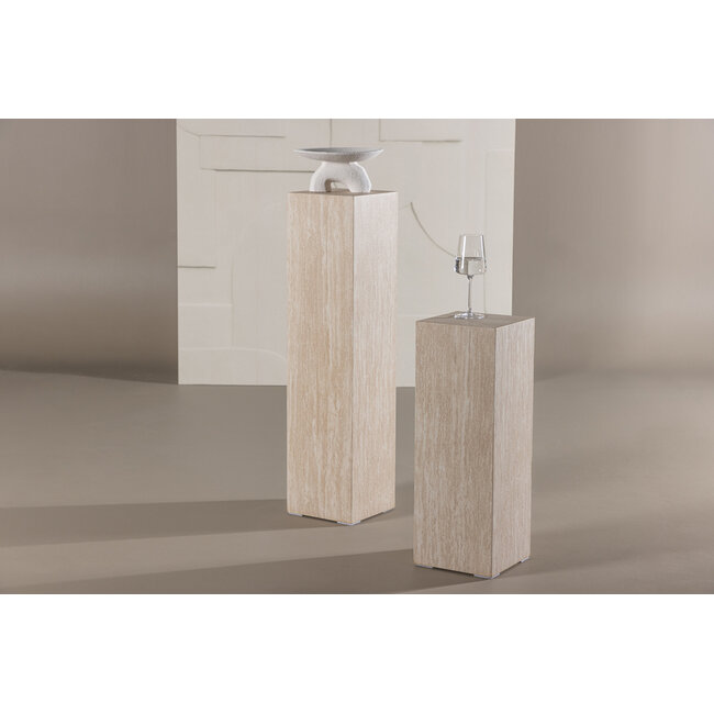 2-tlg. Beistelltisch-Set Ramsvik – Beige