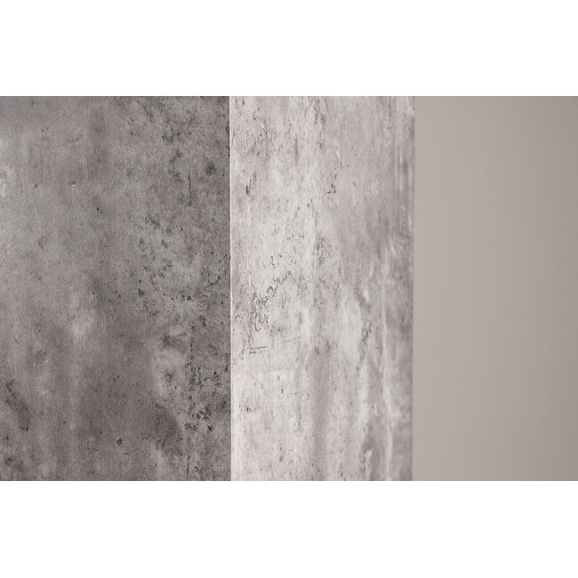 Beistelltisch/Sockel Ramsvik – Schwarz/Braun/Grau