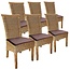 6er Set Rattanstuhl Perth – Tabacco, Landhausstil