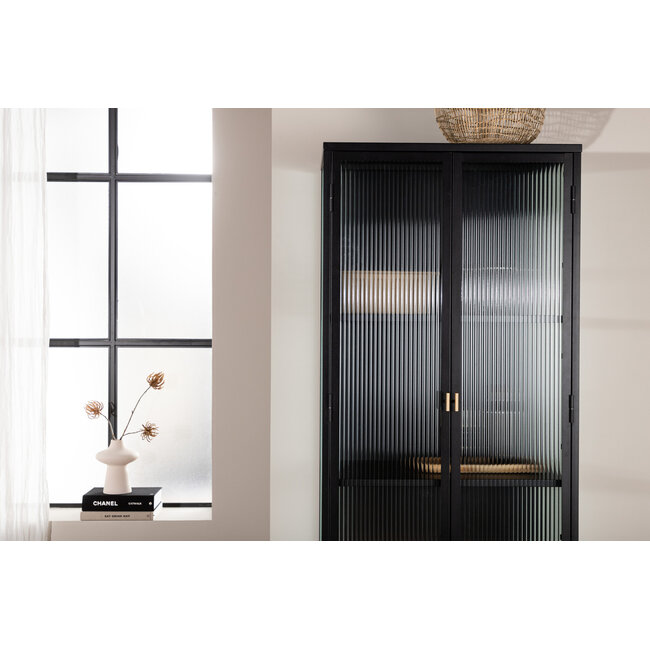 Schrank Garis Schwarz 160 cm