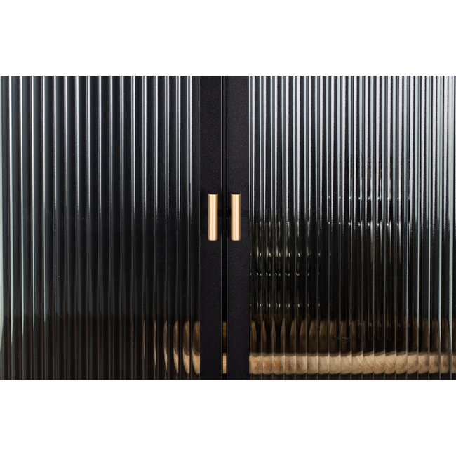 Schrank Garis Schwarz 160 cm