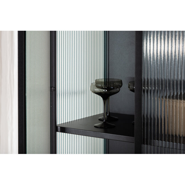 Schrank Garis Schwarz 160 cm