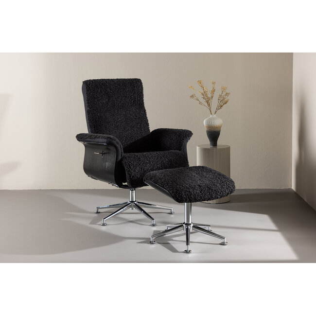 Relaxsessel Hagön  Schwarz, Grau