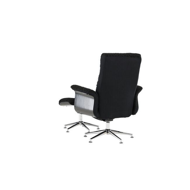 Relaxsessel Hagön  Schwarz, Grau