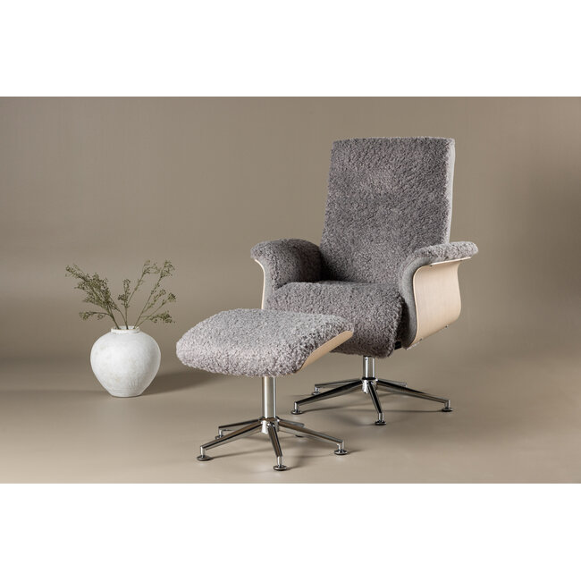 Relaxsessel Hagön  Schwarz, Grau