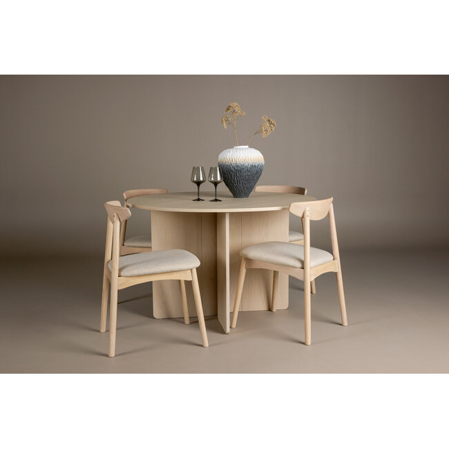 5-tlg. Essgruppe Tyresö mit Stuhl Ven Natürlich