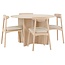 5-tlg. Essgruppe Tyresö mit Stuhl Ven Natürlich