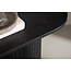 Konsolentisch Bianca – Modernes Rippen-Design in Schwarz