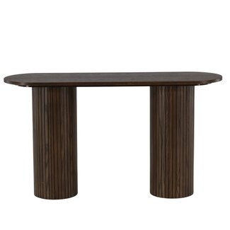 Venture Home Konsolentisch Bianca – Modernes Rippen-Design in Braun