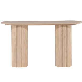 Venture Home Konsolentisch Bianca – Modernes Rippen-Design in Natürlich