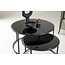 Couchtisch-Set Twin Schwarz 2-tlg. – Glas in Schwarz: